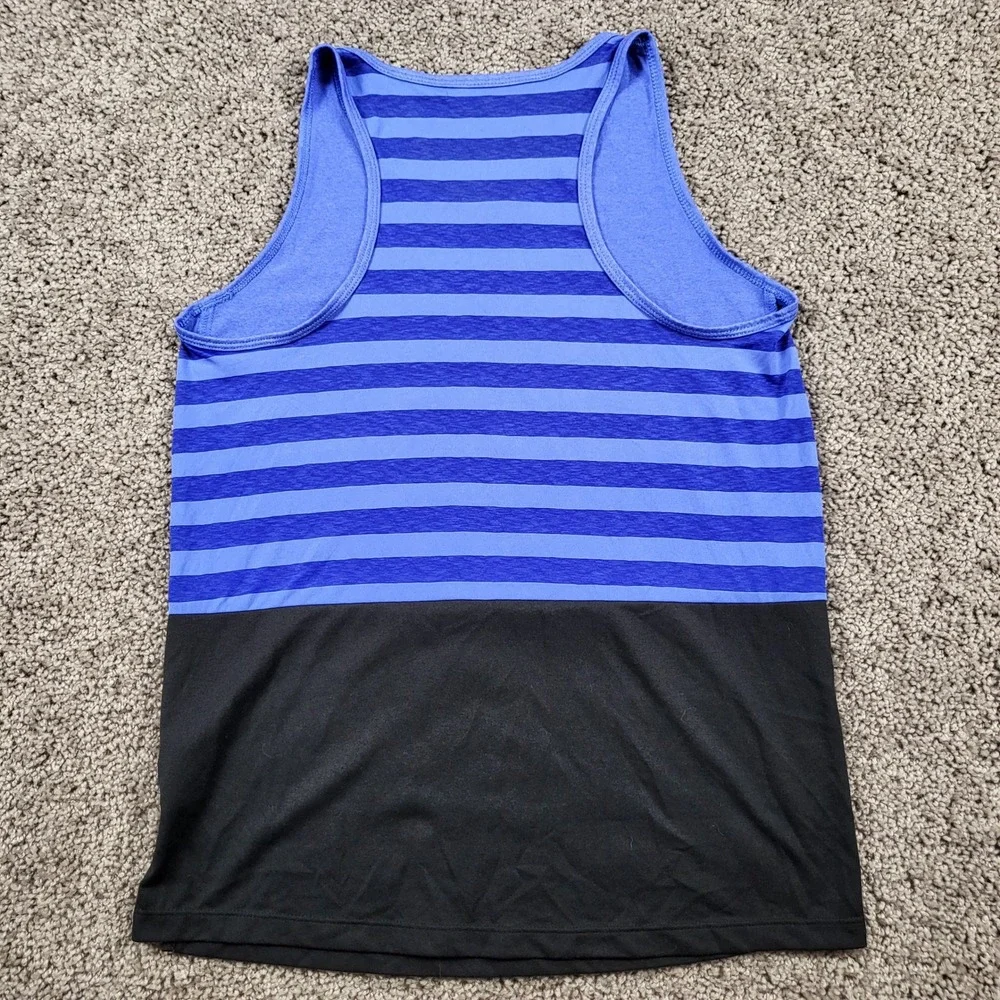 Nike Girls Dri-Fit Training Tank Top‎ Racerback Blue Black Size XL 890291-461
